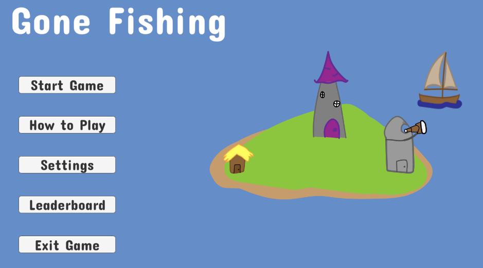 Gone Fishing - Main Menu